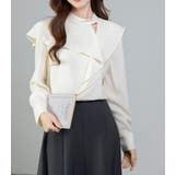 スタンドカラー アシメフリルトップス | Bifrost | 詳細画像5 