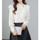 スタンドカラー アシメフリルトップス | Bifrost | 詳細画像8 