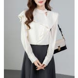 スタンドカラー アシメフリルトップス | Bifrost | 詳細画像11 