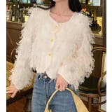 チュール フリル ショートカーディガン | Bifrost | 詳細画像5 