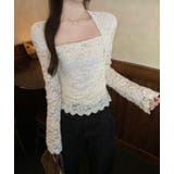 ソフトタッチ スクエアネック トップス | Bifrost | 詳細画像7 