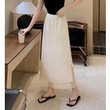 ドットプリント ロングスカート | Bifrost | 詳細画像4 