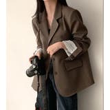 グレー | ストライプ ライナー テーラードジャケット | Bifrost