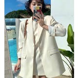 ベージュ | ミニワンピース ジャケット セットアップ | Bifrost