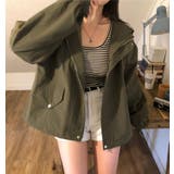 ルーズシルエット フーデッドジャケット | Bifrost | 詳細画像9