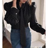 ドット ネックリボン ブラウス | Bifrost | 詳細画像3 