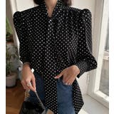 ドット ネックリボン ブラウス | Bifrost | 詳細画像4 