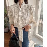 ドット ネックリボン ブラウス | Bifrost | 詳細画像5 