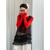 フレンチ アシメフリル ノースリーブ トップス | Bifrost | 詳細画像11 