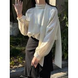 2WAY ハイネック スカーフ ブラウス | Bifrost | 詳細画像4 