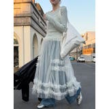 シアーチュール キャミ レース ロングワンピース | Bifrost | 詳細画像3 