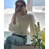 フリルスリーブ シャーリング ブラウス | Bifrost | 詳細画像5 