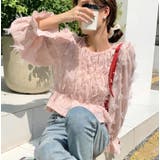 フリルスリーブ シャーリング ブラウス | Bifrost | 詳細画像9 