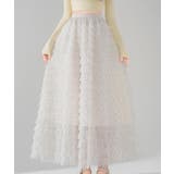 ドット ティアード チュール ロングスカート | Bifrost | 詳細画像7 