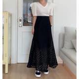レース フレア ロングスカート | Bifrost | 詳細画像1 