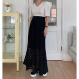 レース フレア ロングスカート | Bifrost | 詳細画像3 