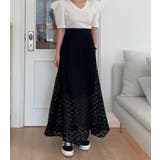 レース フレア ロングスカート | Bifrost | 詳細画像10 