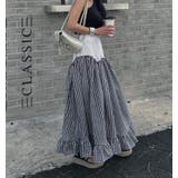 切り替え ギンガムチェック ボリュームスカート | Bifrost | 詳細画像3 