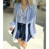 ボウタイ ドット シアーブラウス | Bifrost | 詳細画像3 