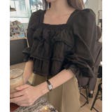 フリル レース クロップド ブラウス | Bifrost | 詳細画像7 