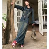 デニム ロングシャツワンピース | Bifrost | 詳細画像1 