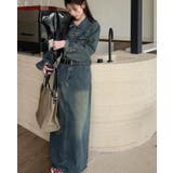 デニム ロングシャツワンピース | Bifrost | 詳細画像5 