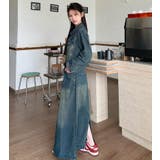 デニム ロングシャツワンピース | Bifrost | 詳細画像8 