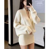 オープンデザイン ニットトップス ミニスカート | Bifrost | 詳細画像7