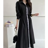 ピンストライプ ロングシャツワンピース | Bifrost | 詳細画像5 