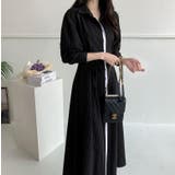 ピンストライプ ロングシャツワンピース | Bifrost | 詳細画像9 