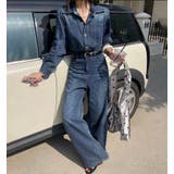 デニムオールインワン ワイドパンツ | Bifrost | 詳細画像4