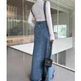 デニム マーメイド サロペットワンピース | Bifrost | 詳細画像5 