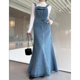 デニム マーメイド サロペットワンピース | Bifrost | 詳細画像6 