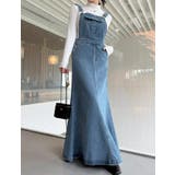 デニム マーメイド サロペットワンピース | Bifrost | 詳細画像10 