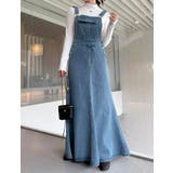 デニム マーメイド サロペットワンピース | Bifrost | 詳細画像12 