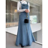 デニム マーメイド サロペットワンピース | Bifrost | 詳細画像14 