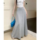 グレー | ロングスカート【韓国ファッション】 | Bifrost