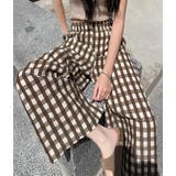 チェックワイドパンツ | Bifrost | 詳細画像3 