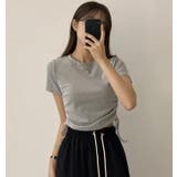 グレー | Tシャツ【韓国ファッション】 | Bifrost