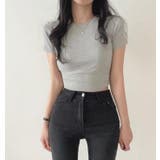 グレー | Tシャツ【韓国ファッション】 | Bifrost