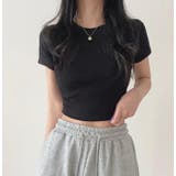 ブラック | Tシャツ【韓国ファッション】 | Bifrost