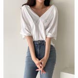 ホワイト | Ｔシャツ【韓国ファッション】 | Bifrost