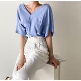 ブルー | Ｔシャツ【韓国ファッション】 | Bifrost
