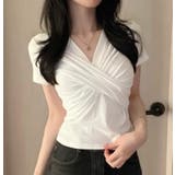 ホワイト | Ｔシャツ【韓国ファッション】 | Bifrost
