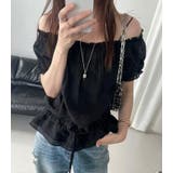 ブラック | ブラウス【韓国ファッション】 | Bifrost
