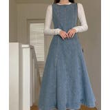 デニムノースリーブロングワンピ | Bifrost | 詳細画像3 