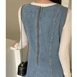 デニムノースリーブロングワンピ | Bifrost | 詳細画像4 