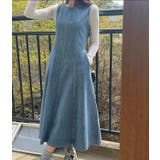 デニムノースリーブロングワンピ | Bifrost | 詳細画像8 