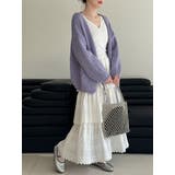 太編み リボン カーディガン オーバーサイズ | Bifrost | 詳細画像4 