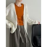 太編み リボン カーディガン オーバーサイズ | Bifrost | 詳細画像23 